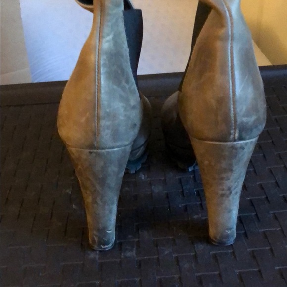 SOLD *** All saints size 37 peep toe booties - Picture 4 of 7